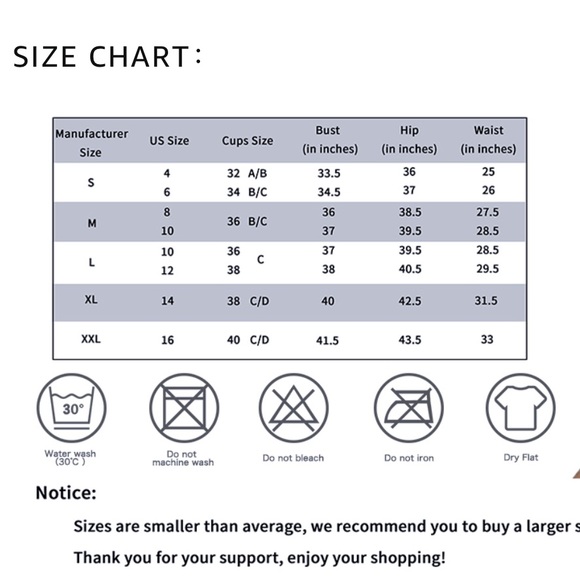 Hilor NWOT Bathing Suit One-piece Size XLarge - Picture 9 of 9